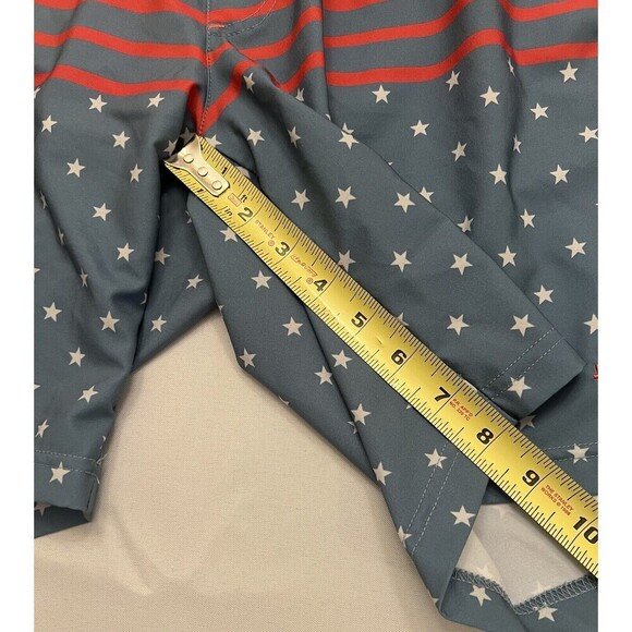 TIPSY ELVES Freedom's Calling Swim Trunks Size Large Red White Blue Liner USA 8" - Picture 12 of 13